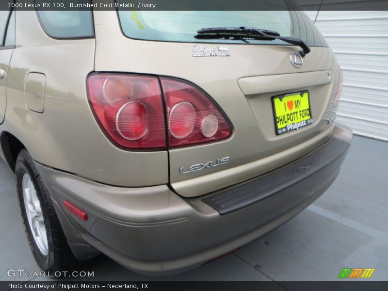 Burnished Gold Metallic / Ivory 2000 Lexus RX 300