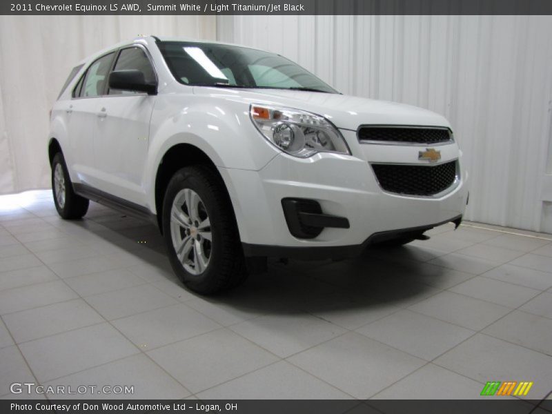 Summit White / Light Titanium/Jet Black 2011 Chevrolet Equinox LS AWD