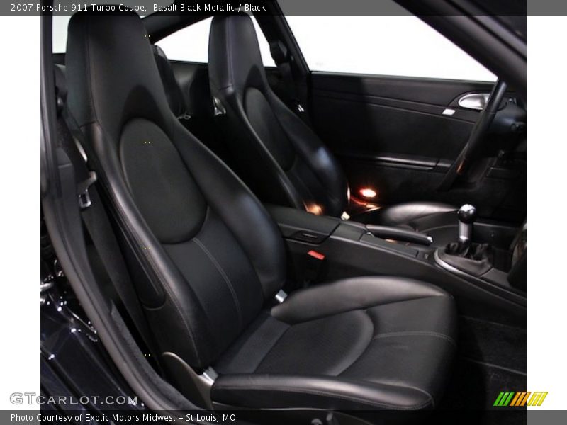 Front Seat of 2007 911 Turbo Coupe