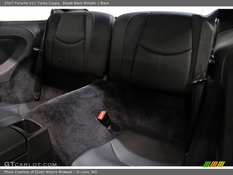 Rear Seat of 2007 911 Turbo Coupe