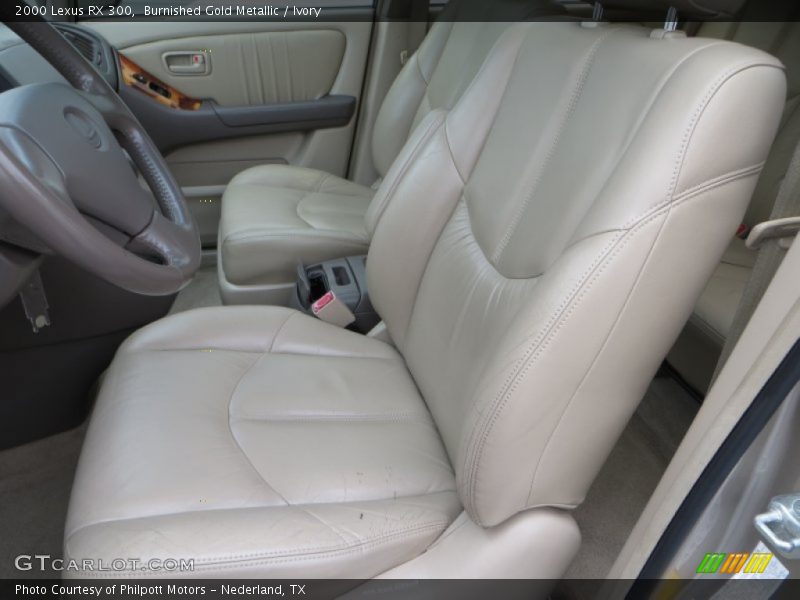 Burnished Gold Metallic / Ivory 2000 Lexus RX 300