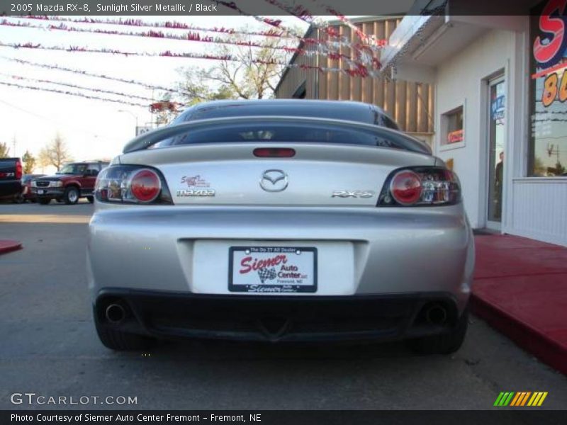 Sunlight Silver Metallic / Black 2005 Mazda RX-8