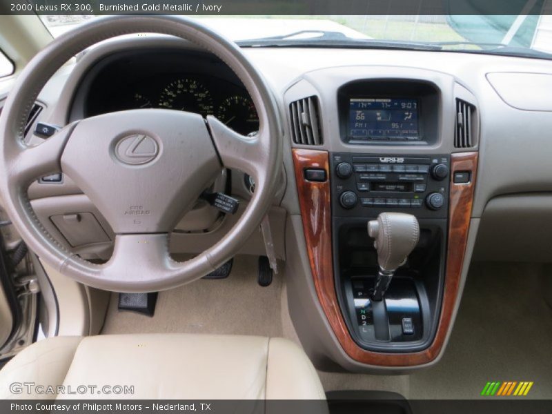 Burnished Gold Metallic / Ivory 2000 Lexus RX 300