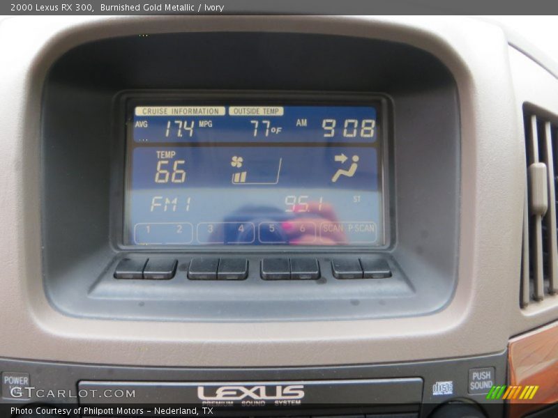 Burnished Gold Metallic / Ivory 2000 Lexus RX 300
