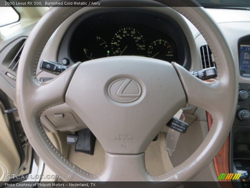 Burnished Gold Metallic / Ivory 2000 Lexus RX 300