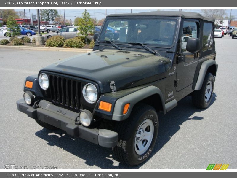 Black / Dark Slate Gray 2006 Jeep Wrangler Sport 4x4