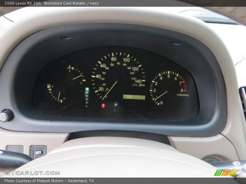 Burnished Gold Metallic / Ivory 2000 Lexus RX 300