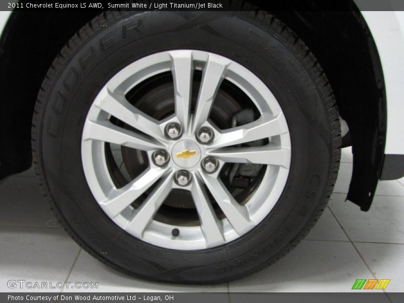 Summit White / Light Titanium/Jet Black 2011 Chevrolet Equinox LS AWD