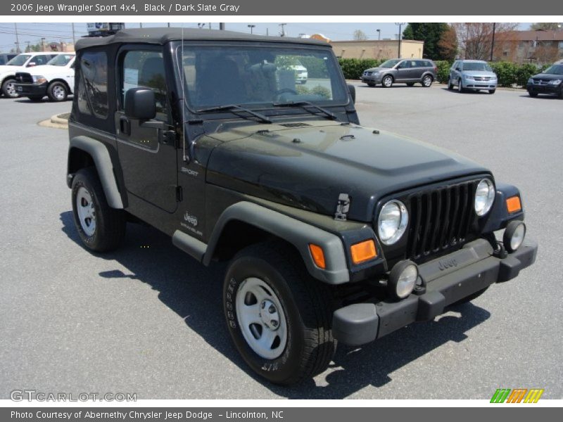 Black / Dark Slate Gray 2006 Jeep Wrangler Sport 4x4