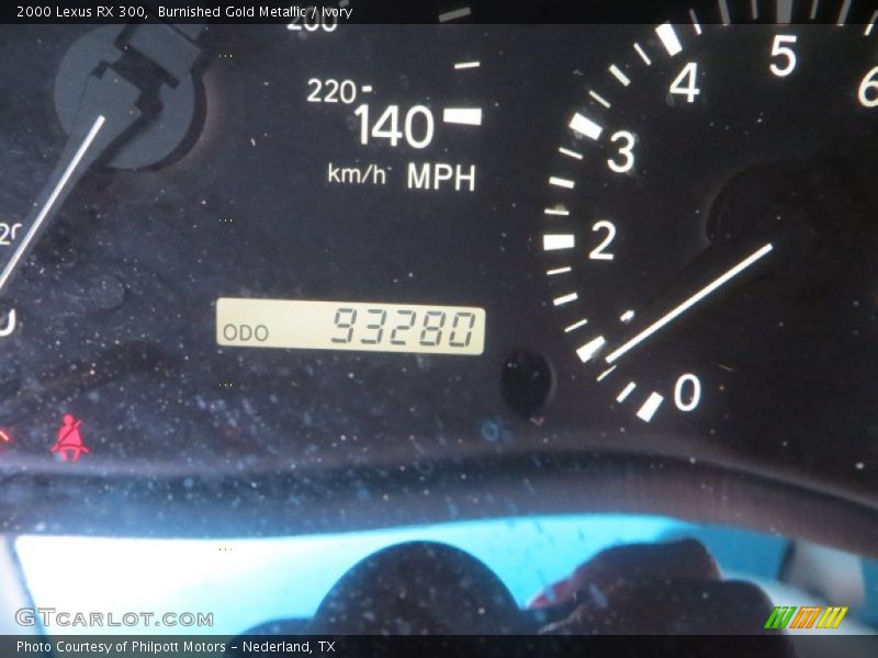 Burnished Gold Metallic / Ivory 2000 Lexus RX 300