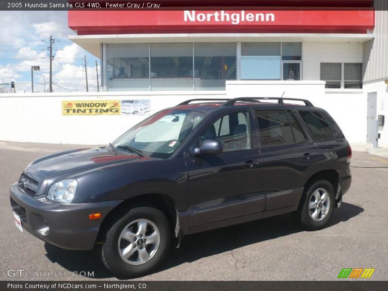Pewter Gray / Gray 2005 Hyundai Santa Fe GLS 4WD