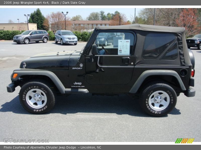 Black / Dark Slate Gray 2006 Jeep Wrangler Sport 4x4