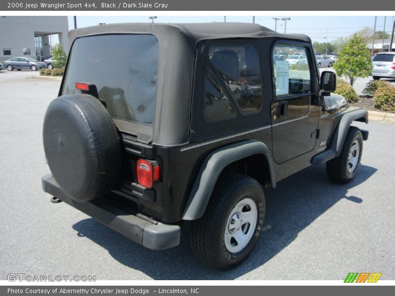 Black / Dark Slate Gray 2006 Jeep Wrangler Sport 4x4