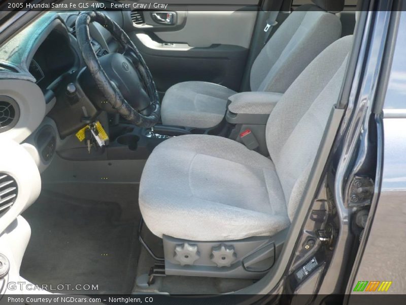 Pewter Gray / Gray 2005 Hyundai Santa Fe GLS 4WD