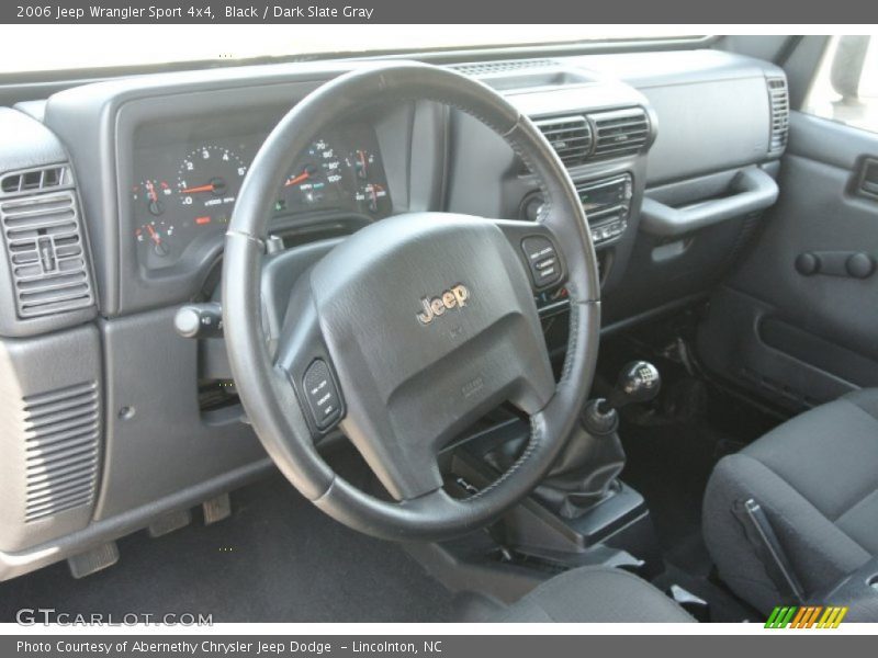 Black / Dark Slate Gray 2006 Jeep Wrangler Sport 4x4