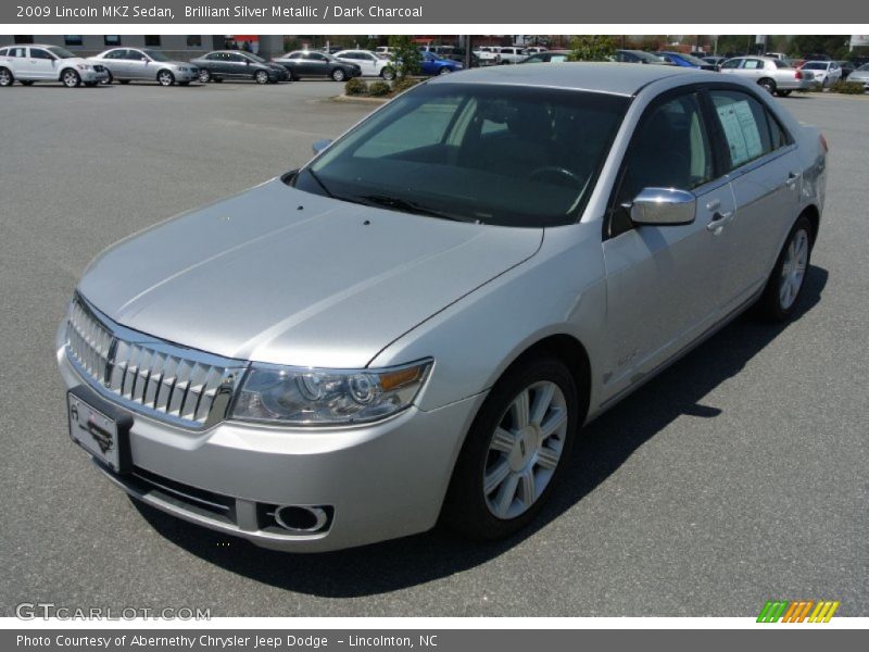 Brilliant Silver Metallic / Dark Charcoal 2009 Lincoln MKZ Sedan