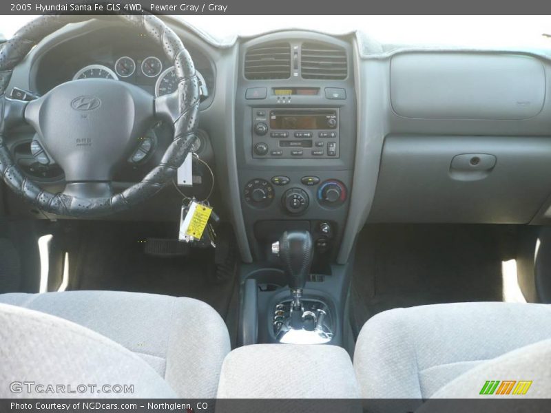 Pewter Gray / Gray 2005 Hyundai Santa Fe GLS 4WD