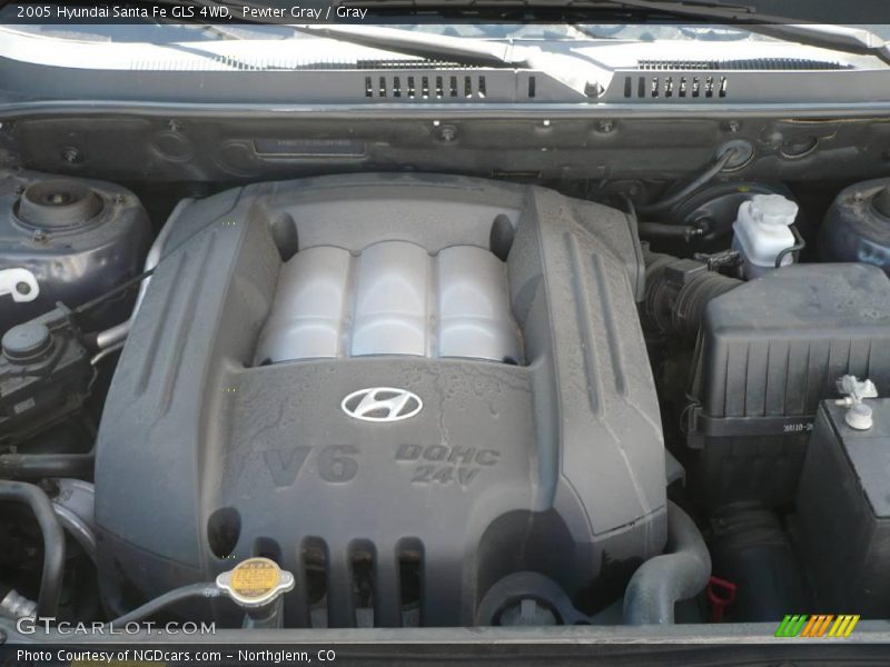 Pewter Gray / Gray 2005 Hyundai Santa Fe GLS 4WD