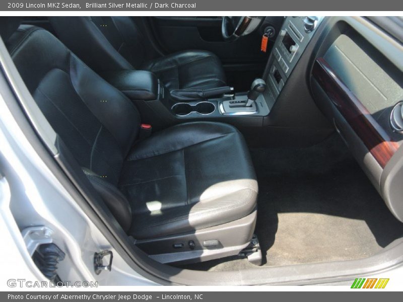 Brilliant Silver Metallic / Dark Charcoal 2009 Lincoln MKZ Sedan
