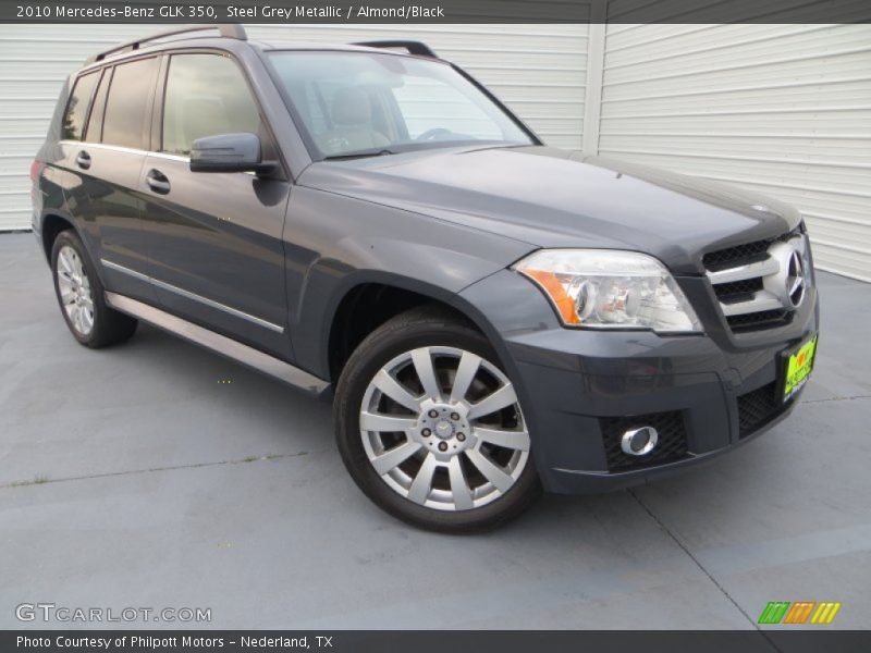 Steel Grey Metallic / Almond/Black 2010 Mercedes-Benz GLK 350