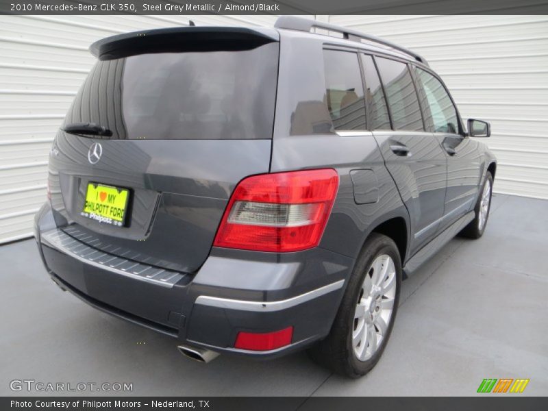 Steel Grey Metallic / Almond/Black 2010 Mercedes-Benz GLK 350