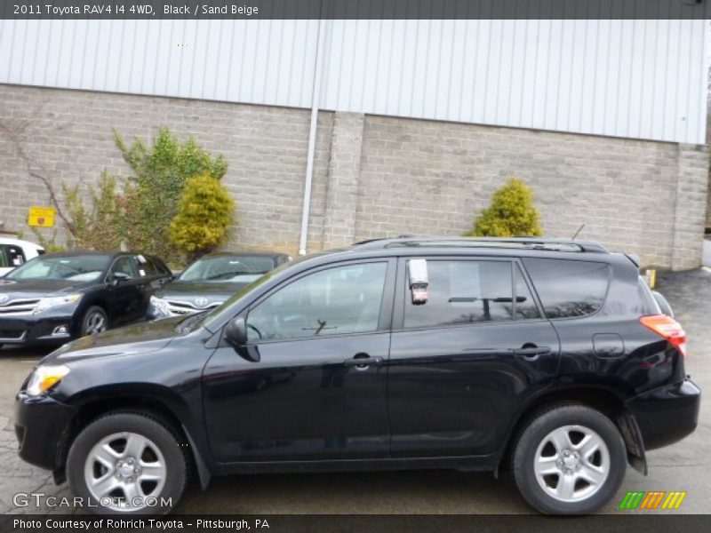 Black / Sand Beige 2011 Toyota RAV4 I4 4WD