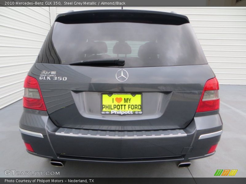 Steel Grey Metallic / Almond/Black 2010 Mercedes-Benz GLK 350