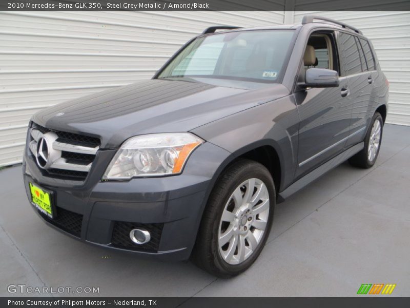 Steel Grey Metallic / Almond/Black 2010 Mercedes-Benz GLK 350