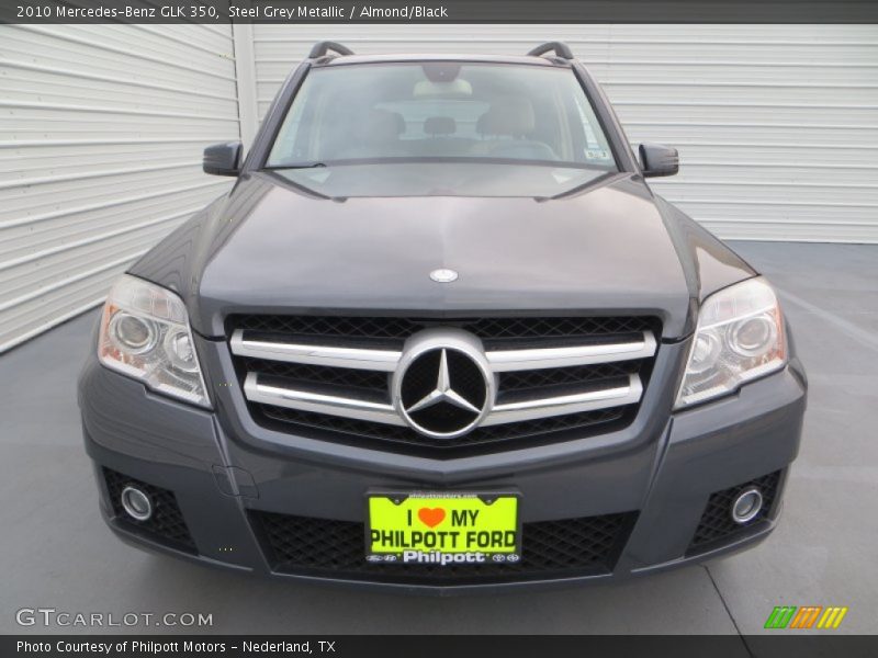 Steel Grey Metallic / Almond/Black 2010 Mercedes-Benz GLK 350