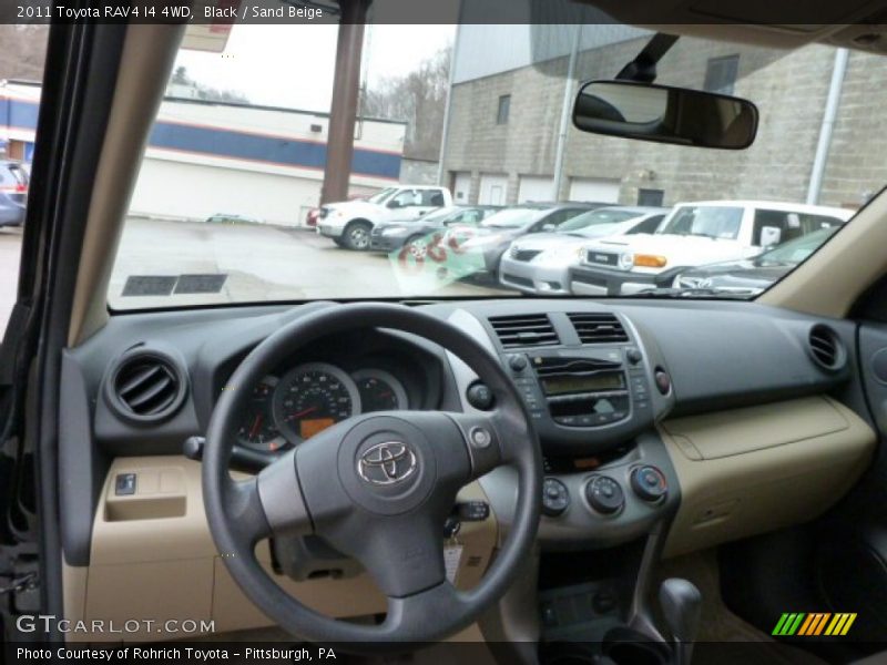 Black / Sand Beige 2011 Toyota RAV4 I4 4WD
