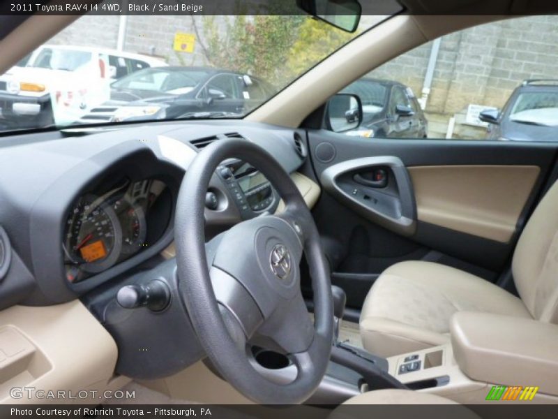 Black / Sand Beige 2011 Toyota RAV4 I4 4WD