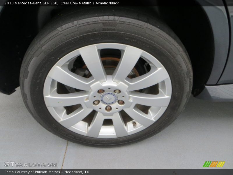Steel Grey Metallic / Almond/Black 2010 Mercedes-Benz GLK 350