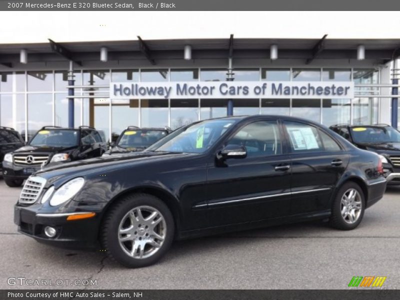 Black / Black 2007 Mercedes-Benz E 320 Bluetec Sedan