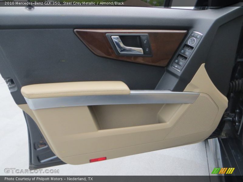 Steel Grey Metallic / Almond/Black 2010 Mercedes-Benz GLK 350