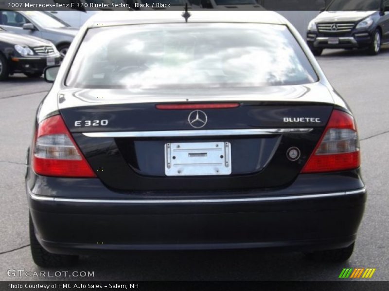 Black / Black 2007 Mercedes-Benz E 320 Bluetec Sedan