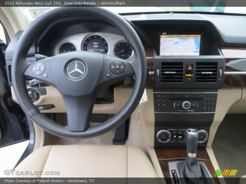 Steel Grey Metallic / Almond/Black 2010 Mercedes-Benz GLK 350