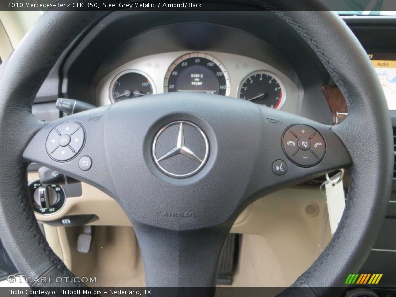 Steel Grey Metallic / Almond/Black 2010 Mercedes-Benz GLK 350