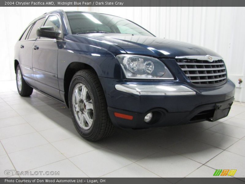 Midnight Blue Pearl / Dark Slate Gray 2004 Chrysler Pacifica AWD