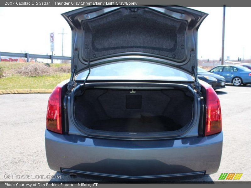 Thunder Gray Chromaflair / Light Gray/Ebony 2007 Cadillac CTS Sedan