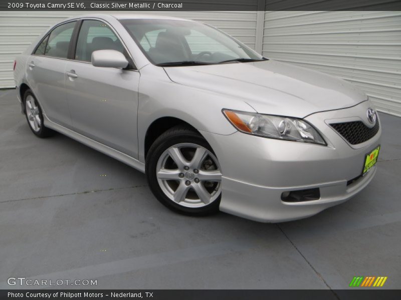Classic Silver Metallic / Charcoal 2009 Toyota Camry SE V6