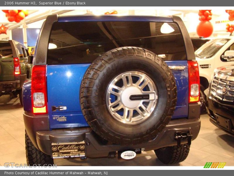 Superior Blue / Ebony Black 2006 Hummer H3