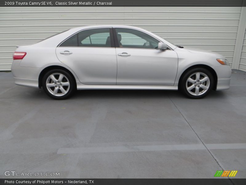 Classic Silver Metallic / Charcoal 2009 Toyota Camry SE V6