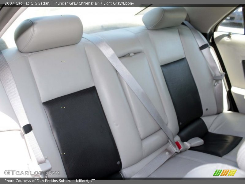 Thunder Gray Chromaflair / Light Gray/Ebony 2007 Cadillac CTS Sedan