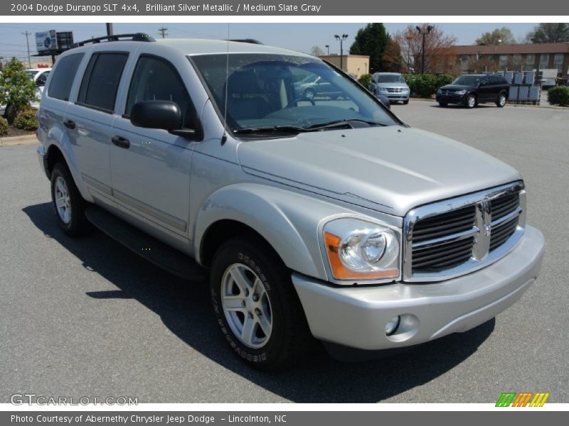 Brilliant Silver Metallic / Medium Slate Gray 2004 Dodge Durango SLT 4x4