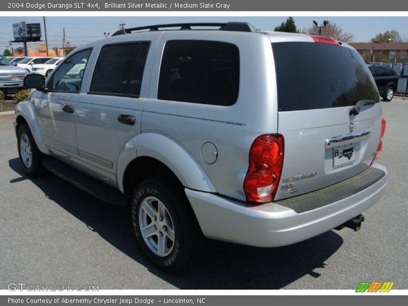 Brilliant Silver Metallic / Medium Slate Gray 2004 Dodge Durango SLT 4x4