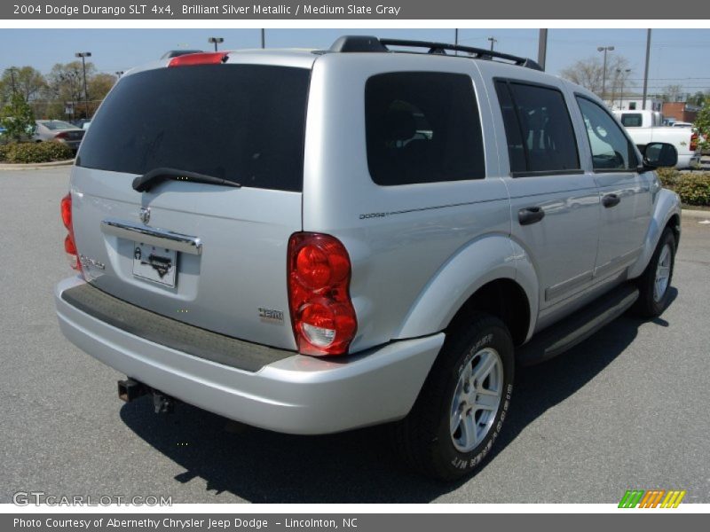 Brilliant Silver Metallic / Medium Slate Gray 2004 Dodge Durango SLT 4x4