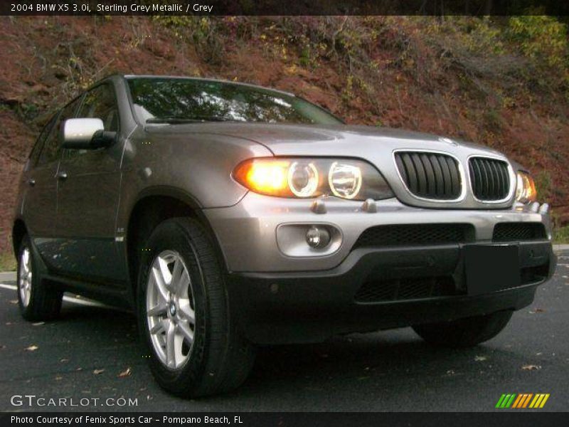 Sterling Grey Metallic / Grey 2004 BMW X5 3.0i