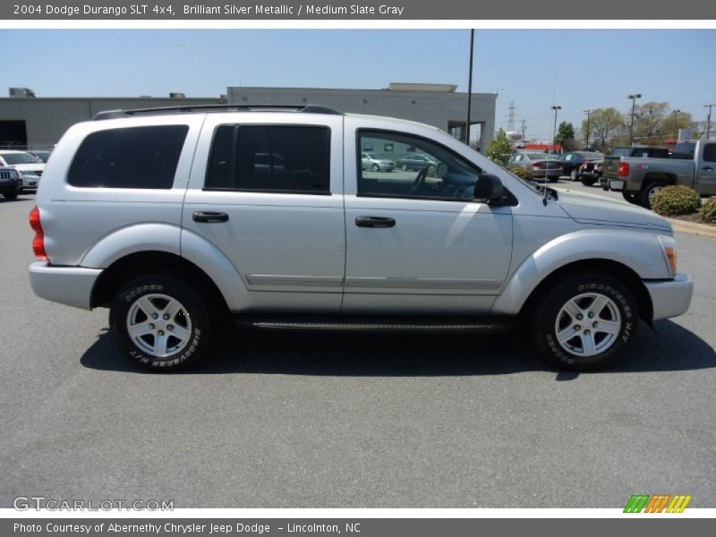 Brilliant Silver Metallic / Medium Slate Gray 2004 Dodge Durango SLT 4x4