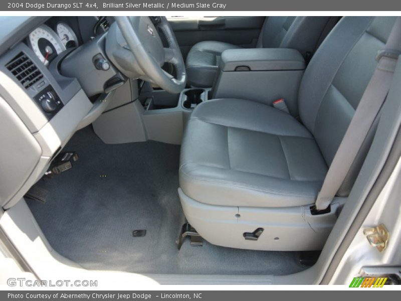 Brilliant Silver Metallic / Medium Slate Gray 2004 Dodge Durango SLT 4x4
