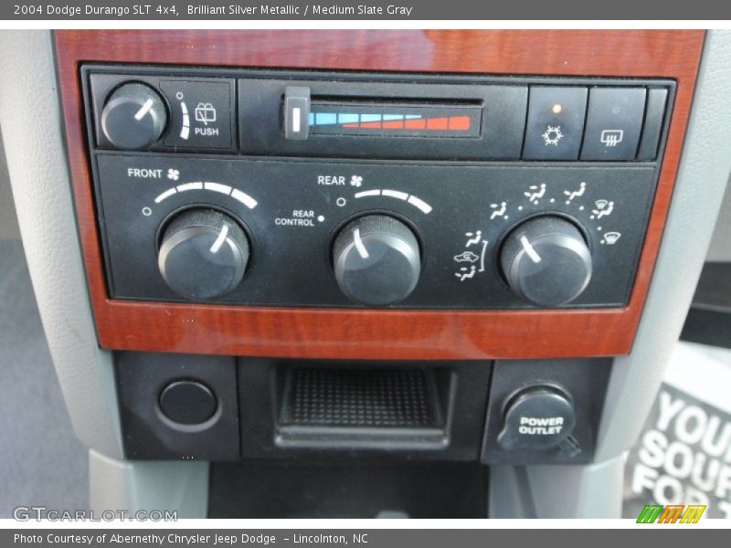 Controls of 2004 Durango SLT 4x4